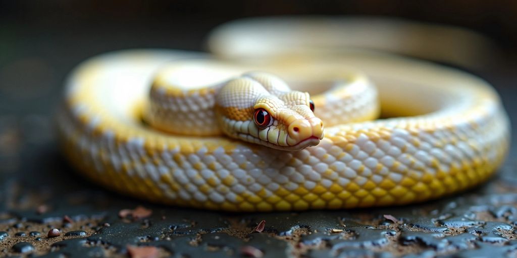 The Fascinating World of the Albino Snake: Nature’s Unique Beauty